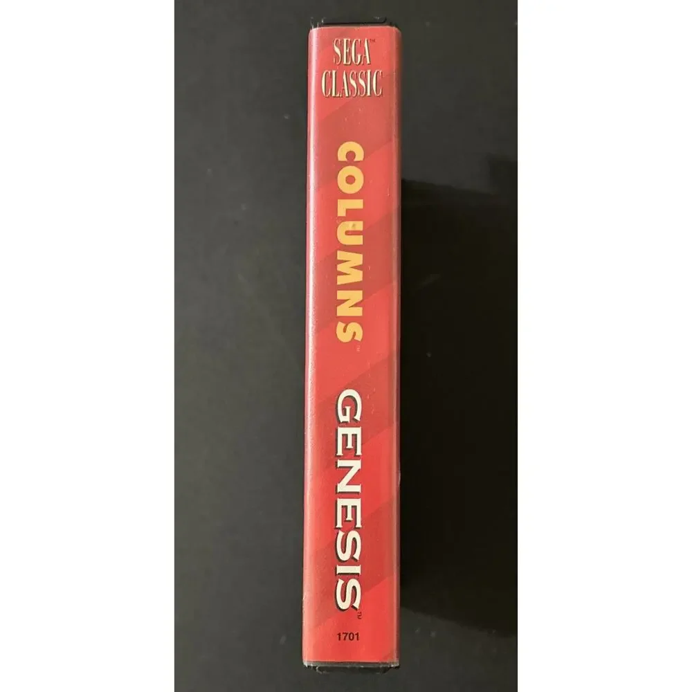 Columns SEGA Genesis 1995 Authentic CASE & MANUAL ONLY